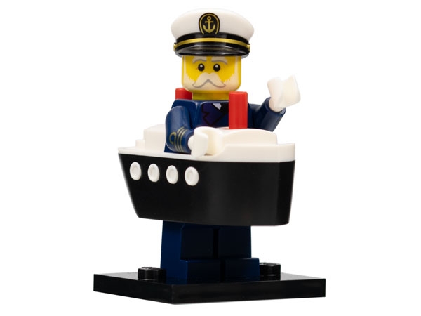 LEGO® 71034 minifigurky 23. série - 10. Kapitán trajektu