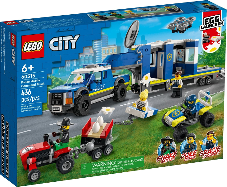 LEGO® CITY 60315 Mobilní velitelský vůz policie