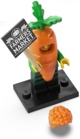 LEGO® 71037 minifigurky 24. série - 04. Kostým Mrkev