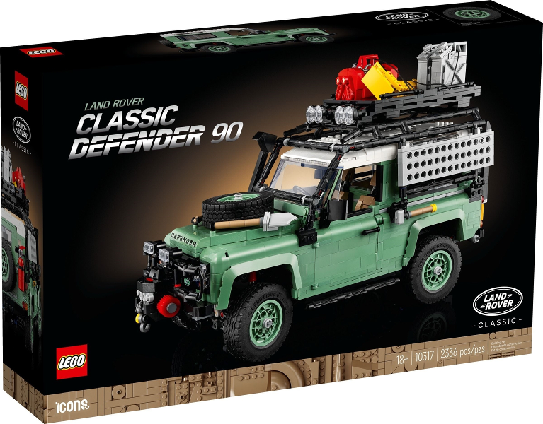 LEGO® Icons 10317 Land Rover Classic Defender 90 + volná rodinná vstupenka do Muzea LEGA Tábor v hodnotě 490 Kč