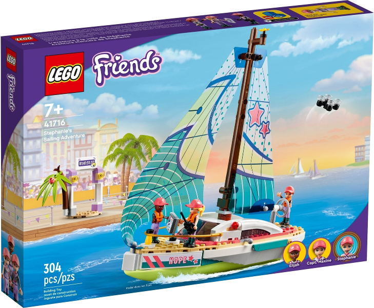 LEGO® Friends 41716 Stephanie a dobrodružství na plachetnici