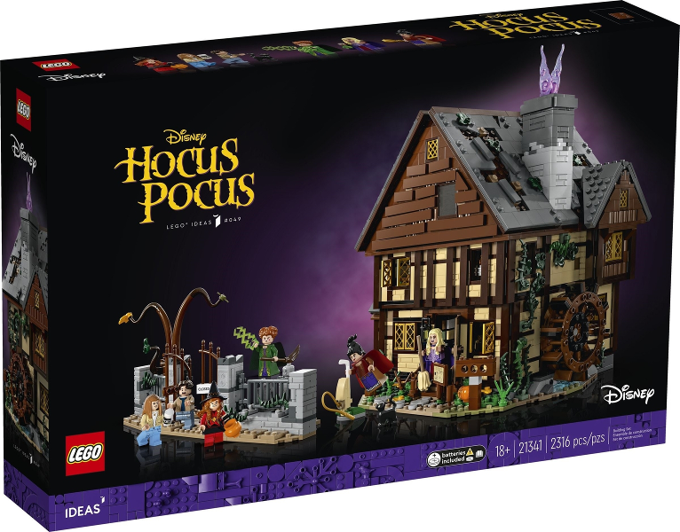 LEGO® Ideas 21341 Disney Hokus pokus: Chatka sester Sandersonových + volná rodinná vstupenka do Muzea LEGA Tábor v hodnotě 490 Kč