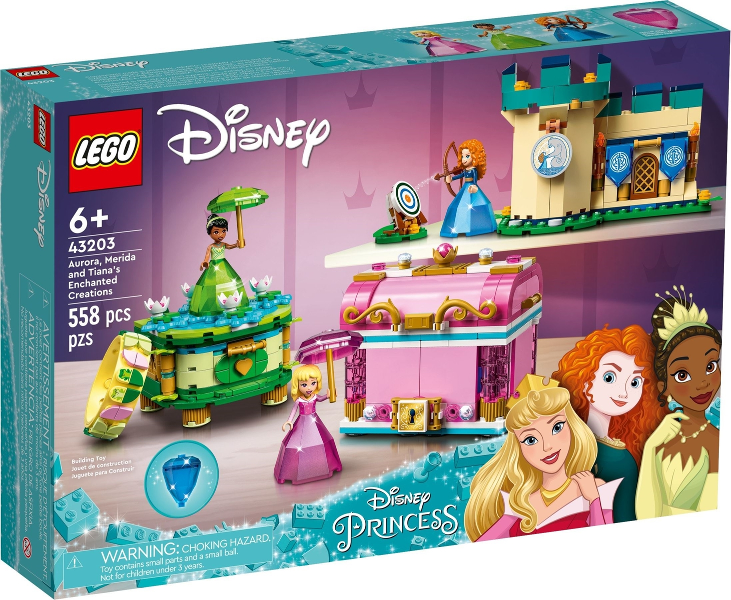 LEGO® Disney 43203 Kouzelný svět Šípkové Růženky, Rebelky a Tiany