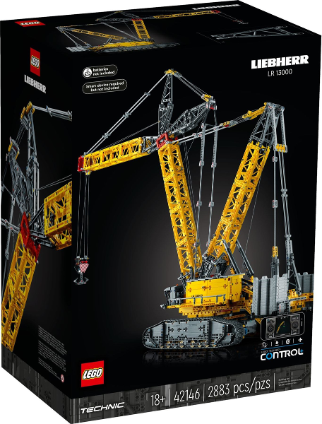 LEGO® Technic 42146 Pásový jeřáb Liebherr LR 13000 + volná rodinná vstupenka do Muzea LEGA Tábor v hodnotě 490 Kč