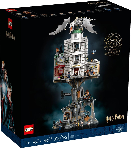 LEGO® Harry Potter 76417 Gringottova kouzelnická banka – sběratelská edice + volná rodinná vstupenka do Muzea LEGA Tábor v hodnotě 490 Kč