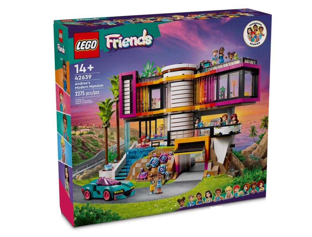 LEGO® Friends 42639 Andrea a její moderní dům + volná rodinná vstupenka do Muzea LEGA Tábor v hodnotě 490 Kč