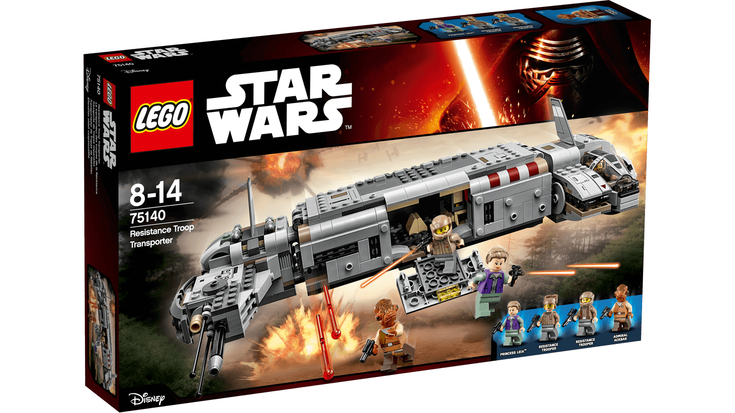 LEGO® Star Wars 75140 Vojenský transport Odporu