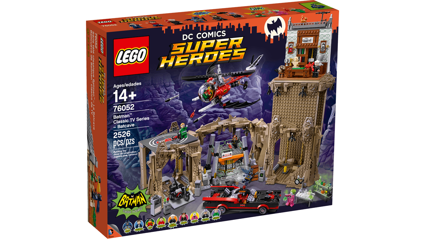 LEGO® Super Heroes 76052 Batmanova jeskyně + volná rodinná vstupenka do Muzea LEGA Tábor v hodnotě 490 Kč