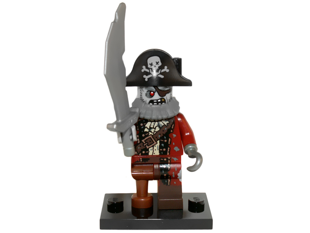 LEGO® 71010 minifigurky 14. série - 02. Zombie Pirát