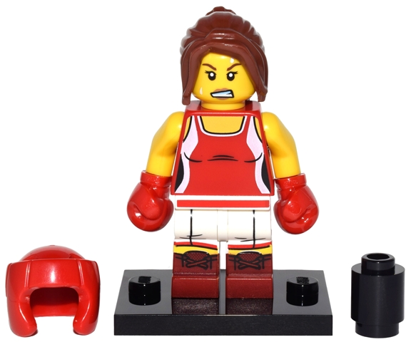 LEGO® 71013 minifigurky 16. série - 08. Kick-boxerka