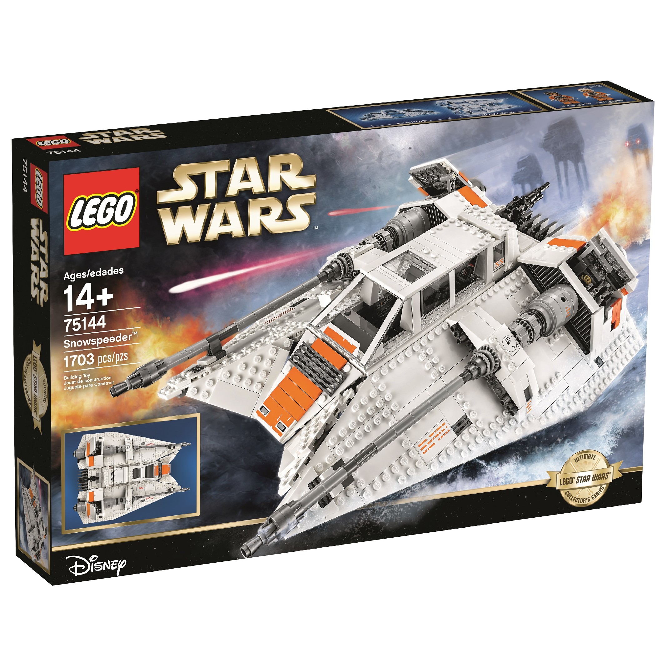LEGO® Star Wars 75144 Snowspeeder™ + volná rodinná vstupenka do Muzea LEGA Tábor v hodnotě 490 Kč