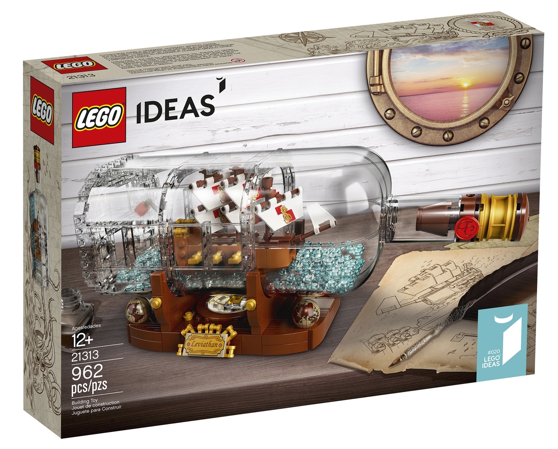LEGO® Ideas 21313 Loď v láhvi + volná rodinná vstupenka do Muzea LEGA Tábor v hodnotě 490 Kč
