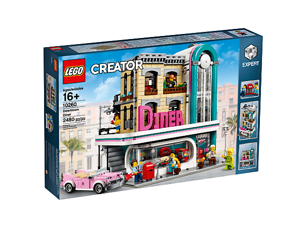 LEGO® Creator 10260 Restaurace v centru města + volná rodinná vstupenka do Muzea LEGA Tábor v hodnotě 490 Kč