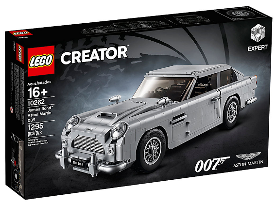 LEGO® Creator 10262 Bondův Aston Martin DB5 + volná rodinná vstupenka do Muzea LEGA Tábor v hodnotě 490 Kč