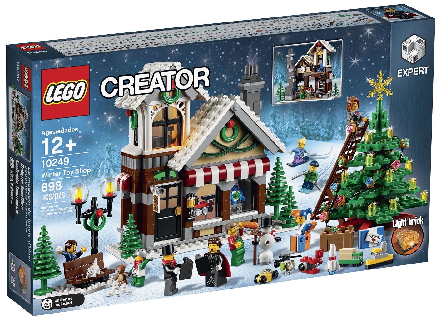 LEGO® 10249 Winter Toy Shop + volná rodinná vstupenka do Muzea LEGA Tábor v hodnotě 490 Kč