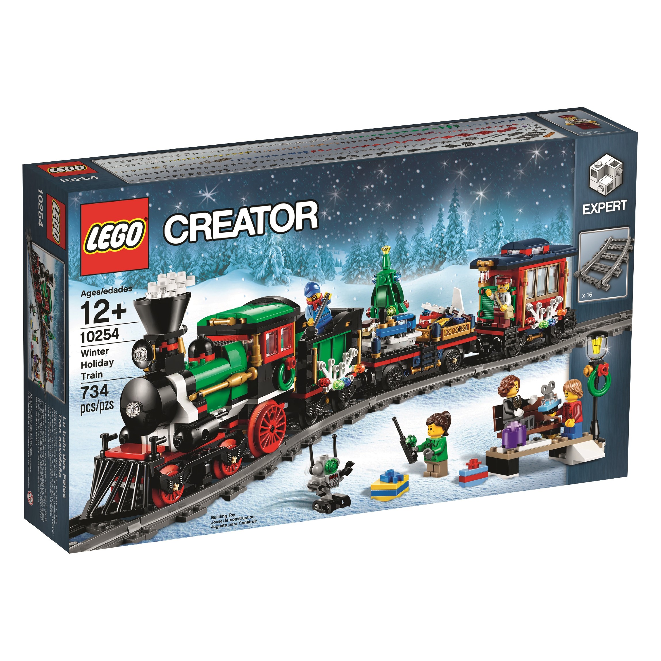 LEGO® 10254 Winter Holiday Train + volná rodinná vstupenka do Muzea LEGA Tábor v hodnotě 490 Kč