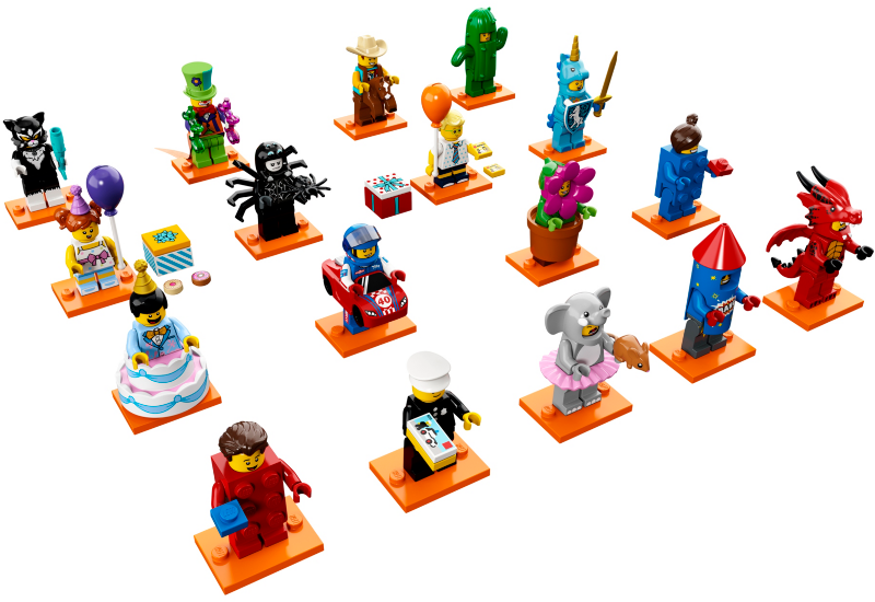 LEGO® 71021 minifigurky 18. série - kompletní sada všech 17-ti figurek + volná rodinná vstupenka do Muzea LEGA Tábor v hodnotě 490 Kč