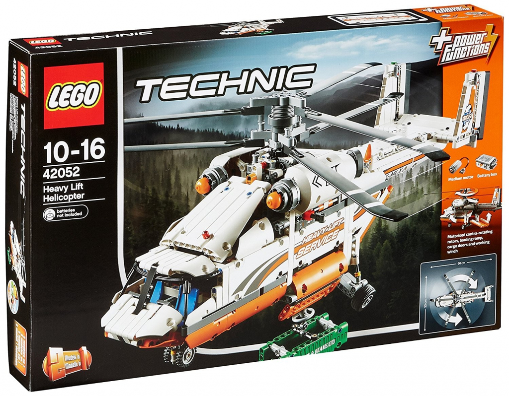 LEGO® Technic 42052 Helikoptéra na těžké náklady + volná rodinná vstupenka do Muzea LEGA Tábor v hodnotě 490 Kč