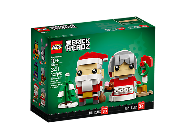 LEGO® BrickHeadz 40274 Pan a paní Santa Clausovi
