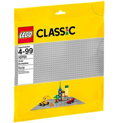 Lego Classic 10701 Šedá podložka na stavění