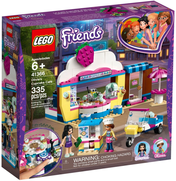 LEGO® Friends 41366 Olivia a kavárna s dortíky