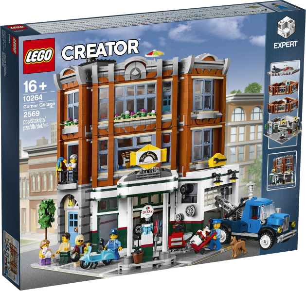 LEGO® Creator 10264 Rohová garáž + volná rodinná vstupenka do Muzea LEGA Tábor v hodnotě 490 Kč