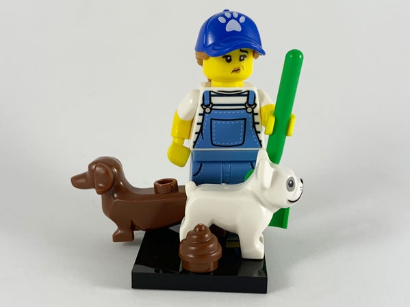 LEGO 71025 minifigurky 19. série - 09. Dog Sitter