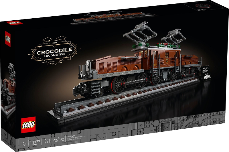 LEGO® Creator Expert 10277 Lokomotiva Krokodýl + volná rodinná vstupenka do Muzea LEGA Tábor v hodnotě 490 Kč