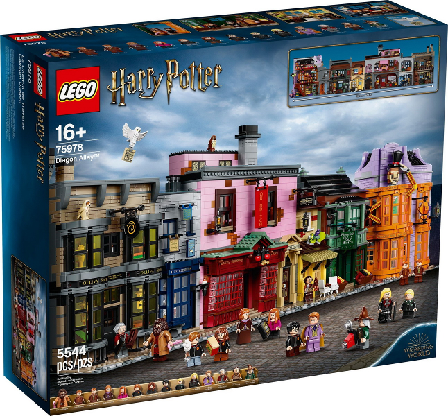 LEGO® Harry Potter 75978 Příčná ulice + volná rodinná vstupenka do Muzea LEGA Tábor v hodnotě 490 Kč