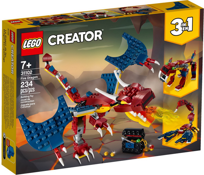 LEGO® Creator 31102 Ohnivý drak