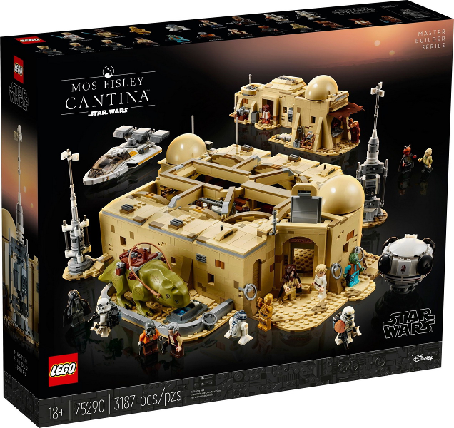 LEGO® Star Wars 75290 Kantýna Mos Eisley + volná rodinná vstupenka do Muzea LEGA Tábor v hodnotě 490 Kč