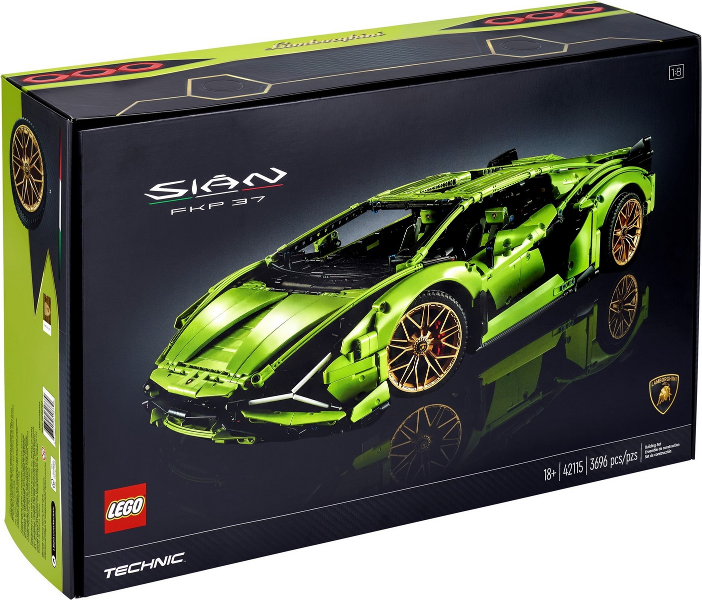 LEGO® TECHNIC 42115 Lamborghini Sián FKP 37 + volná rodinná vstupenka do Muzea LEGA Tábor v hodnotě 490 Kč