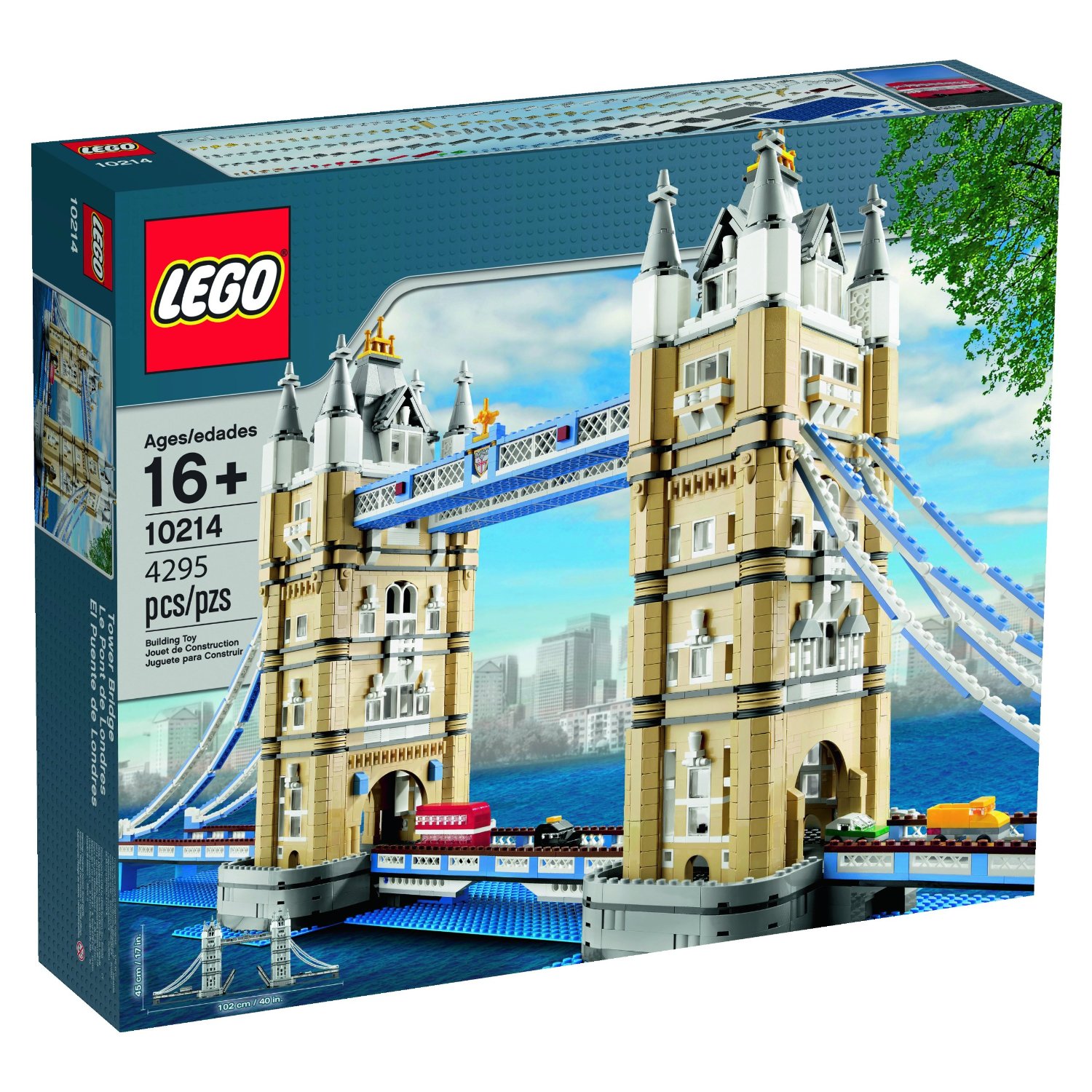 LEGO® Creator 10214 Tower Bridge + volná rodinná vstupenka do Muzea LEGA Tábor v hodnotě 490 Kč