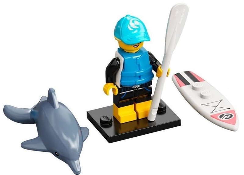 LEGO® 71029 minifigurky 21. série - 01. Surfařka s delfínem