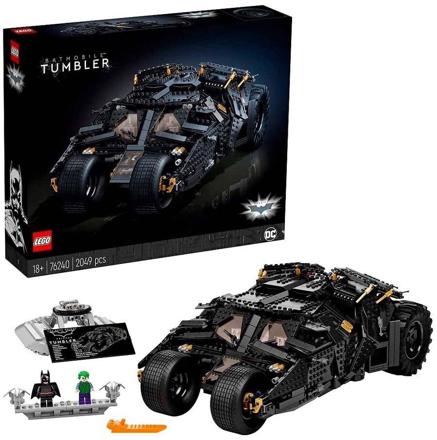 LEGO® DC Batman ™ 76240 DC Batman™ Batmobil Tumbler + volná rodinná vstupenka do Muzea LEGA Tábor v hodnotě 490 Kč
