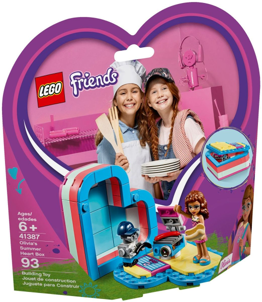 LEGO® Friends 41387 Olivia a letní srdcová krabička