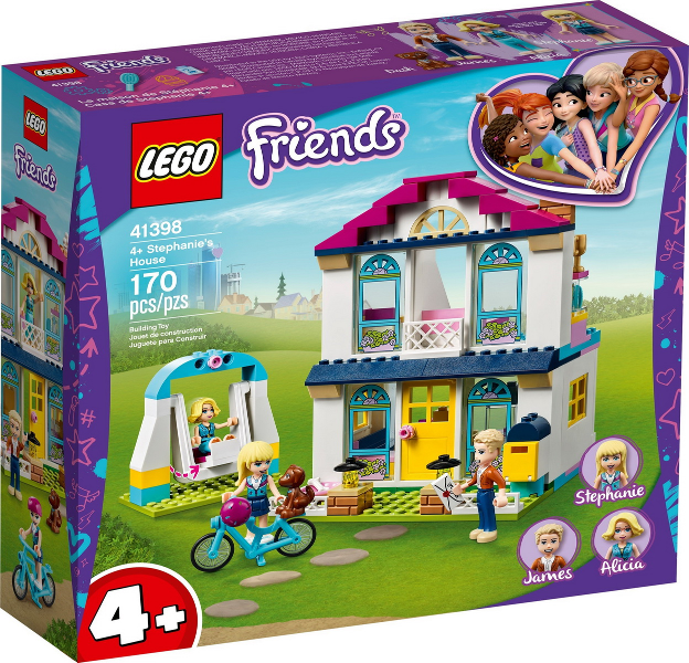 LEGO® FRIENDS 41398 Stephanie a její dům