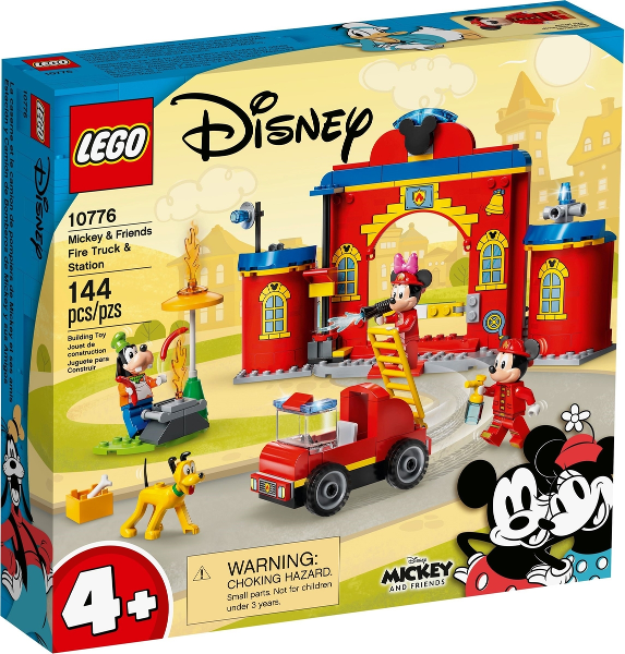 LEGO® Disney 10776 Hasičská stanice a auto Mickeyho a přátel