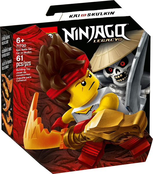 LEGO® Ninjago 71730 Epický souboj – Kai vs. Skulkin