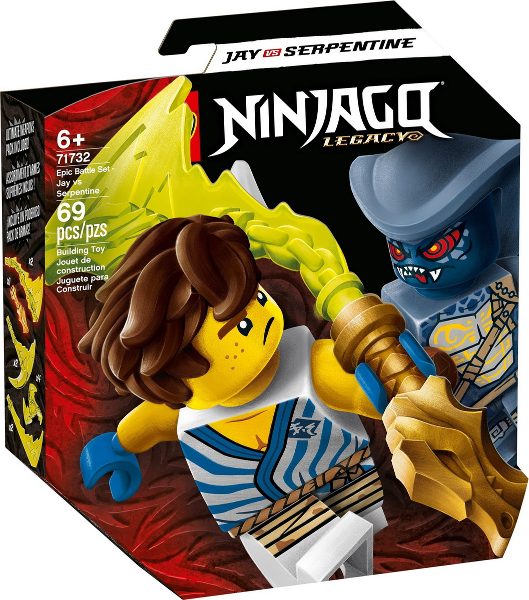 LEGO® Ninjago 71732 Epický souboj – Jay vs. Serpentine