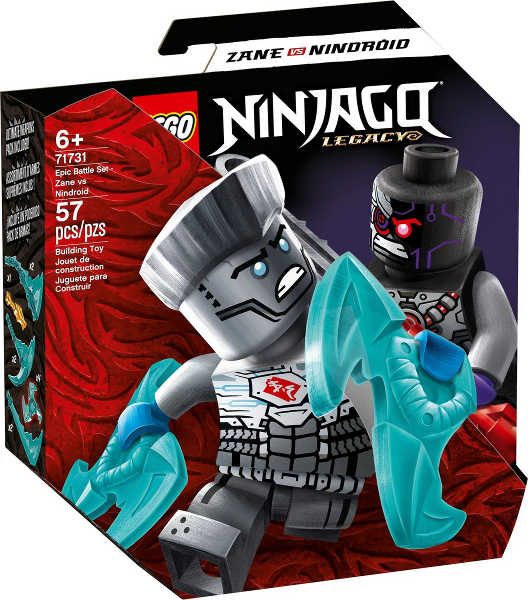 LEGO® Ninjago 71731 Epický souboj – Zane vs. Nindroid