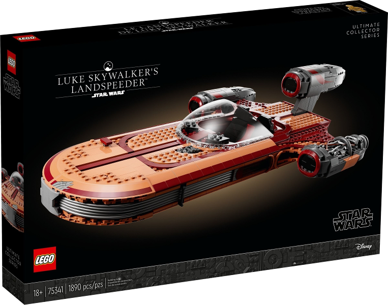 LEGO® STAR WARS 75341 Pozemní spídr Luka Skywalkera + volná rodinná vstupenka do Muzea LEGA Tábor v hodnotě 490 Kč