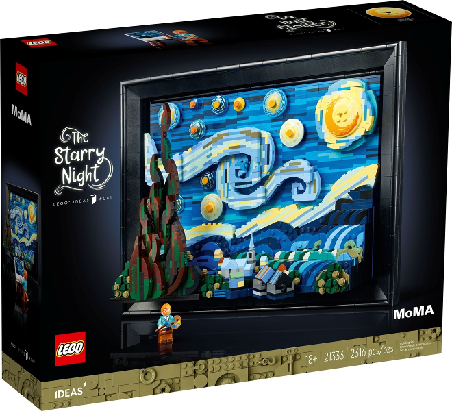 LEGO® Ideas 21333 Vincent van Gogh – Hvězdná noc