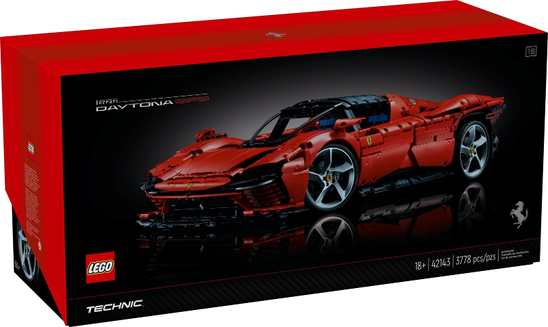 LEGO® TECHNIC 42143 Ferrari Daytona SP3 + volná rodinná vstupenka do Muzea LEGA Tábor v hodnotě 490 Kč