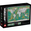 LEGO® Art 31203 Mapa světa  + volná rodinná vstupenka do Muzea LEGA Tábor v hodnotě 490 Kč