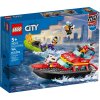LEGO® CITY 60373 Hasičská záchranná loď a člun