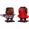 LEGO® BrickHeadz 40668 Figurky Kapitána Ameriky a Červeného Hulka