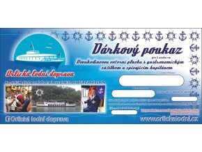 Orlická lodní dárkové poukazy 2h zpěv