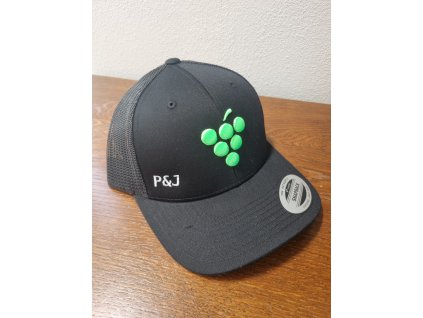 Kšiltovka s 3D logem - černá