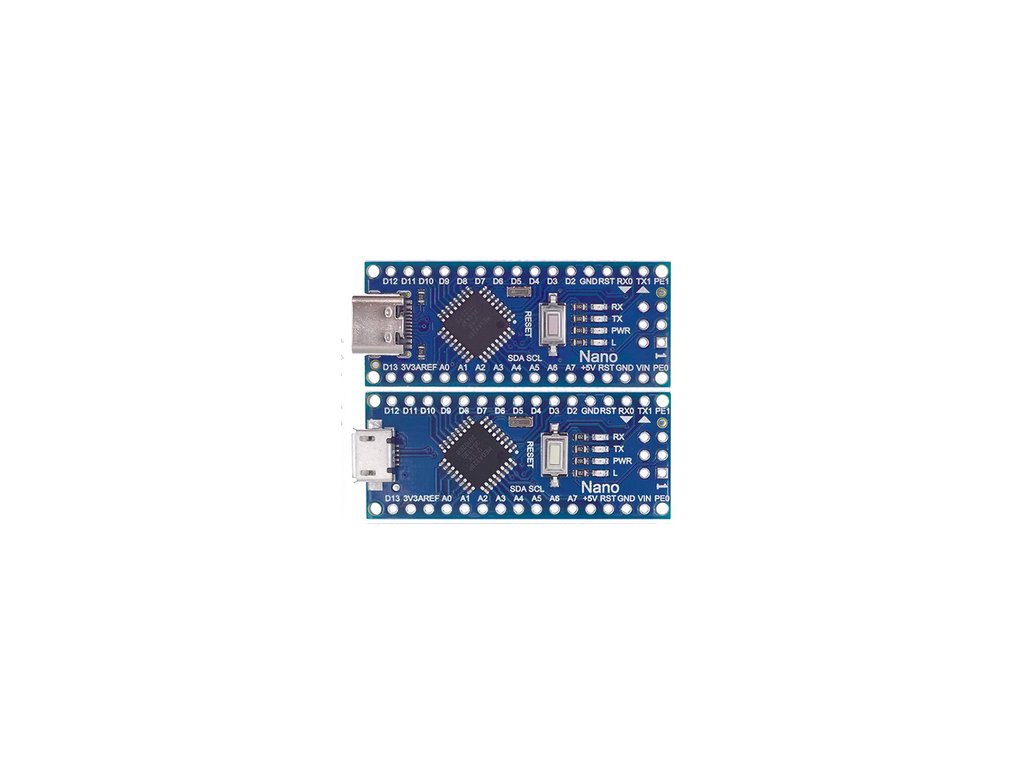 Arduino Nano - ATmega328 (klon) - USB Type-C/Micro (Varianta USB B micro)